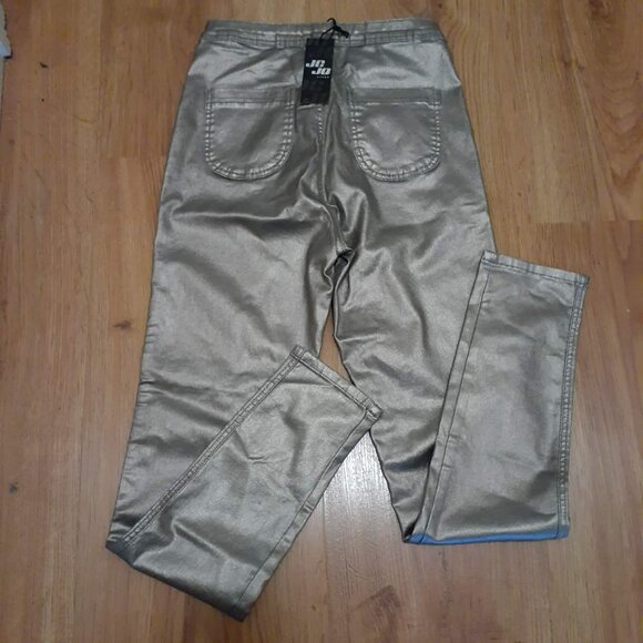 JC & JQ Jegging High Rise Metallic Jeans NWT - Picture 3 of 3